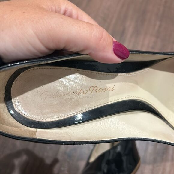 gianvito rossi black Patent Leather Pumps, Size 10 (40) - Picture 12 of 16